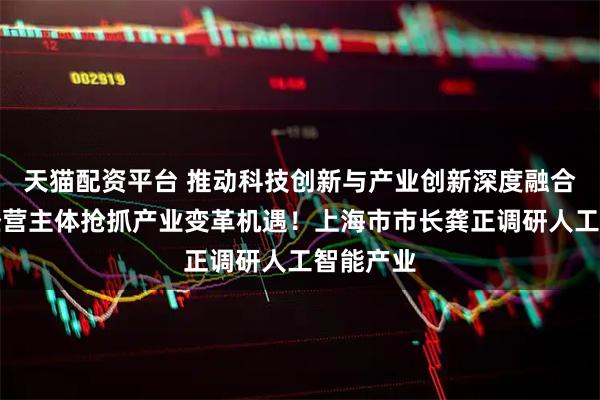 天猫配资平台 推动科技创新与产业创新深度融合，支持经营主体抢抓产业变革机遇！上海市市长龚正调研人工智能产业